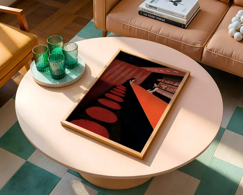 Midnight Cocktail Bar — Moody Modern Nightlife Wall Art Print