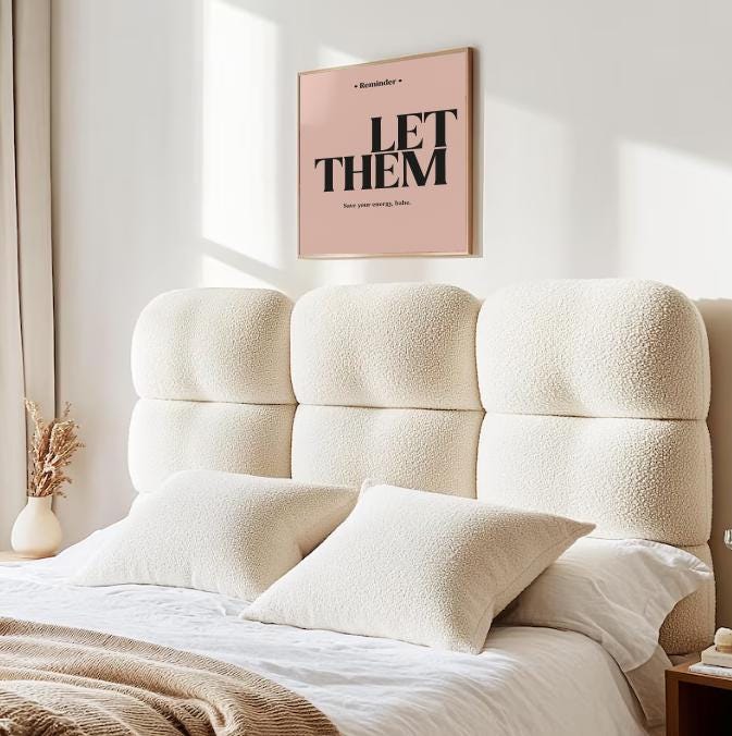 Let Them Save Your Energy Print | Modern Typography Wall Art (Digital Download)