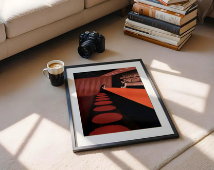 Midnight Cocktail Bar — Moody Modern Nightlife Wall Art Print