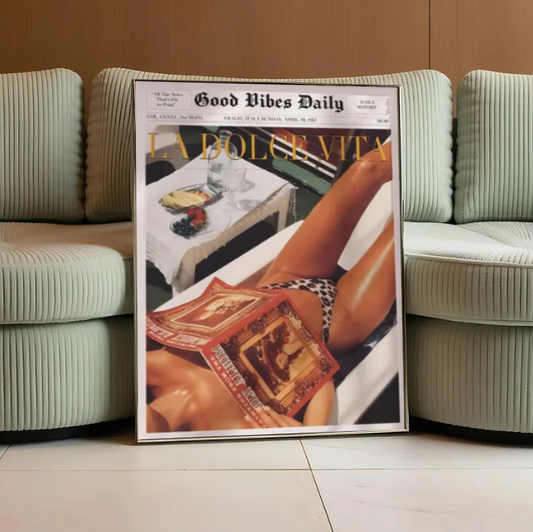 La Dolce Vita — Italian Summer Glamour Vintage Fashion Art Print