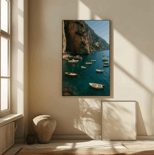 Amalfi Coast Print: Italian Seaside View, Coastal Decor (Digital Download)