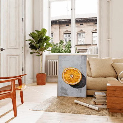 Orange Slice Print: Vibrant Citrus Kitchen Wall Art (Digital Download)
