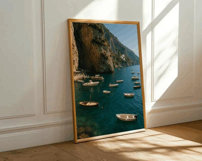 Amalfi Coast Print: Italian Seaside View, Coastal Decor (Digital Download)