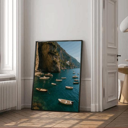 Amalfi Coast Print: Italian Seaside View, Coastal Decor (Digital Download)