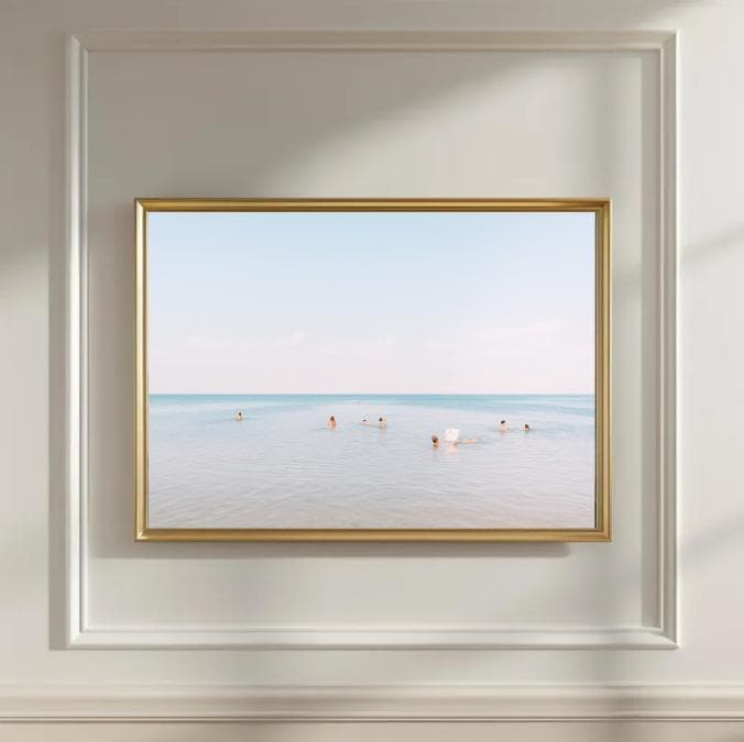 Minimalist Beach Photography Print | Calm Coastal Wall Art (Digital Download)