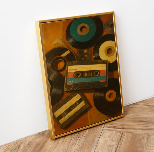 Retro Mix tape Wall Art (Digital Download)