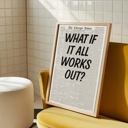 Motivational Quote Print: Positive Affirmation Print (Digital Download)