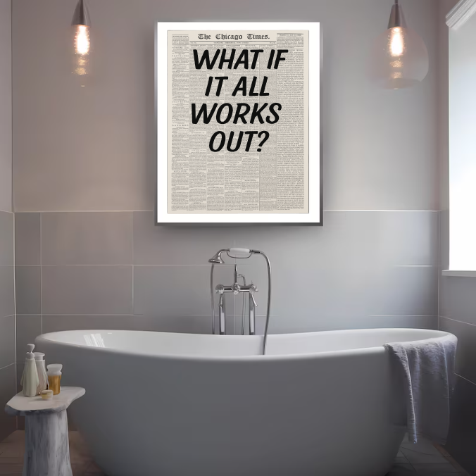 Motivational Quote Print: Positive Affirmation Print (Digital Download)