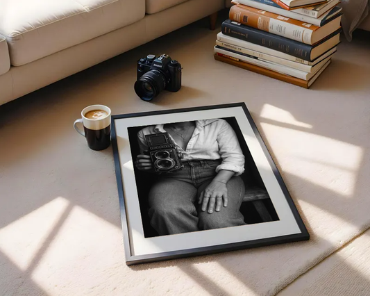 Vintage Camera Black And White Photography (Digital Download)